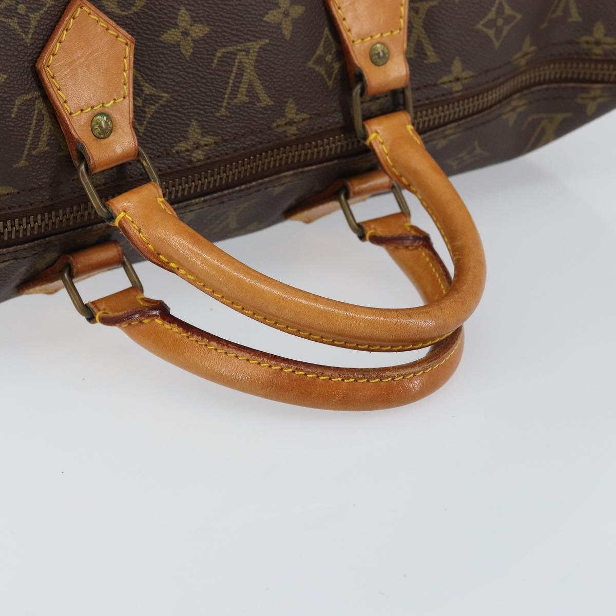 LOUIS VUITTON Monogram Speedy 40 Hand Bag M41522 LV Auth yk19864