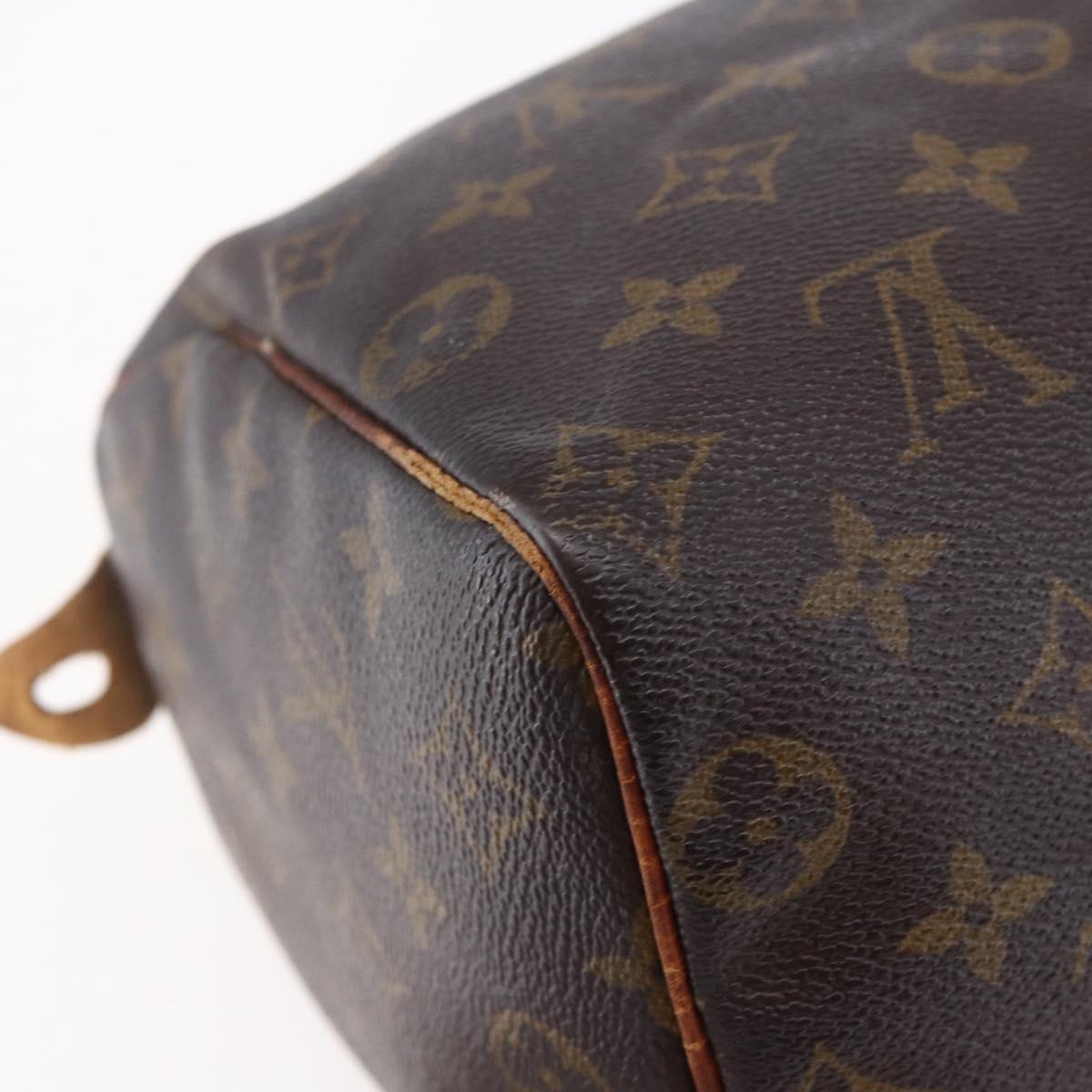 LOUIS VUITTON Monogram Speedy 25 Hand Bag M41528 LV Auth yk19867