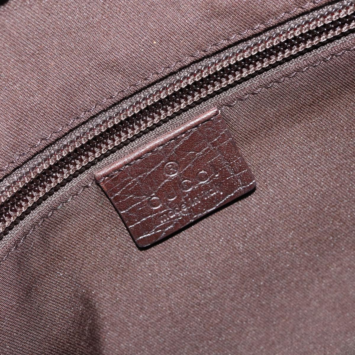 GUCCI GG Supreme Shoulder Bag PVC Beige Silver 114291 Auth yk19871