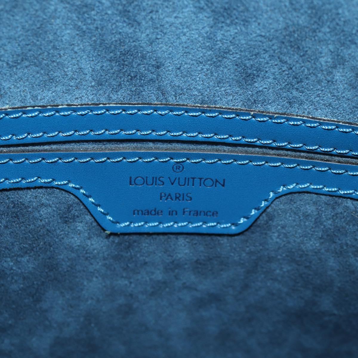 LOUIS VUITTON Epi Soufflot Hand Bag Blue M52225 LV Auth yk19884A