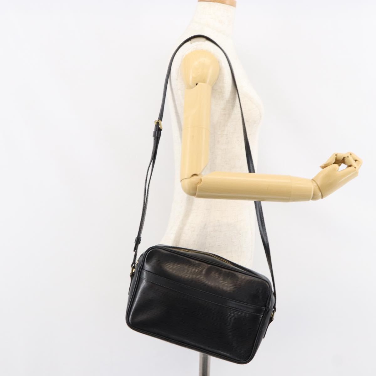 LOUIS VUITTON Epi Trocadero 27 Shoulder Bag Black M52312 LV Auth yk19886