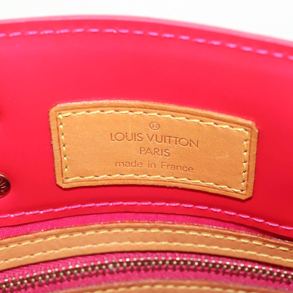 LOUIS VUITTON Monogram Vernis Reade PM Bag Fuchsia Pink M91221 LV Auth yk19889A