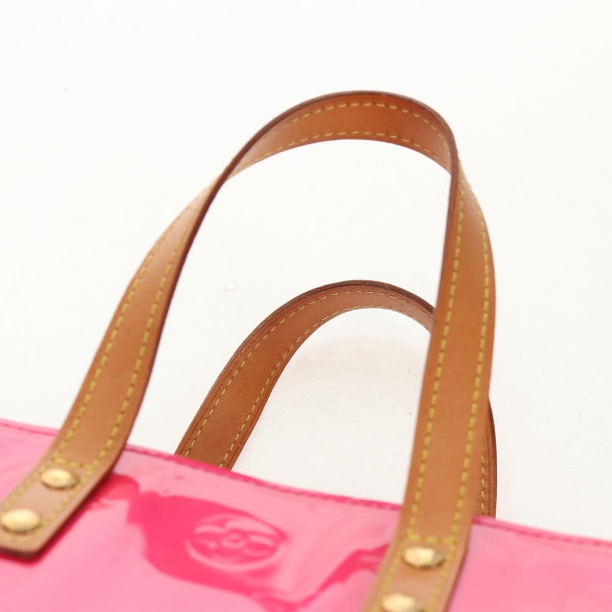LOUIS VUITTON Monogram Vernis Reade PM Bag Fuchsia Pink M91221 LV Auth yk19889A