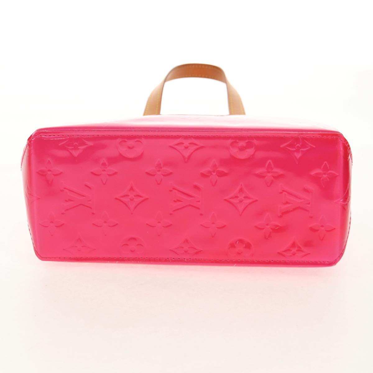 LOUIS VUITTON Monogram Vernis Reade PM Bag Fuchsia Pink M91221 LV Auth yk19889A