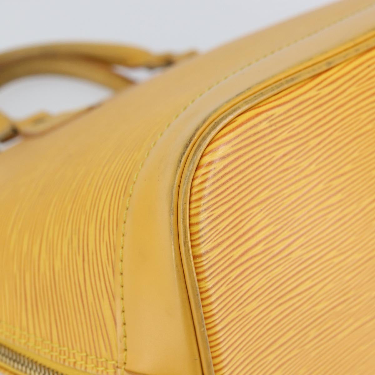 LOUIS VUITTON Epi Alma Hand Bag Yellow M52149 LV Auth yk19908