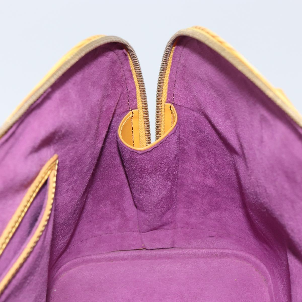 LOUIS VUITTON Epi Alma Hand Bag Yellow M52149 LV Auth yk19908