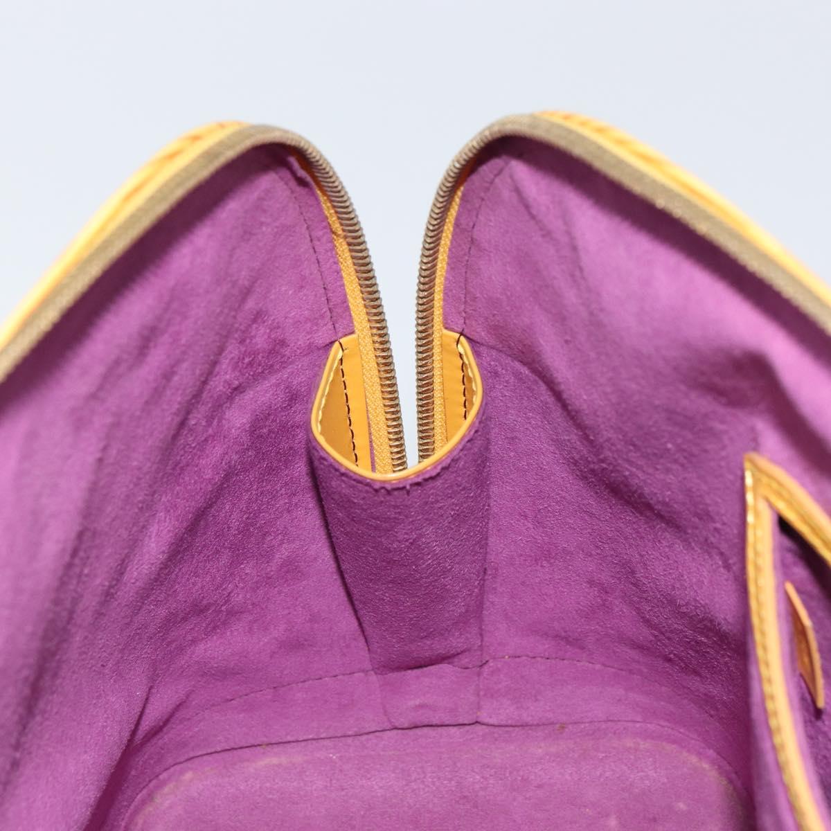 LOUIS VUITTON Epi Alma Hand Bag Yellow M52149 LV Auth yk19908