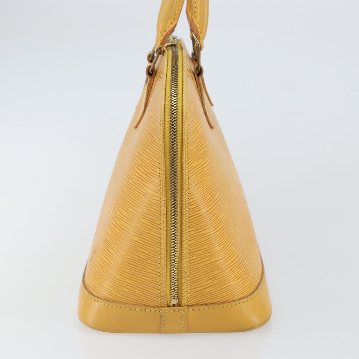 LOUIS VUITTON Epi Alma Hand Bag Yellow M52149 LV Auth yk19908