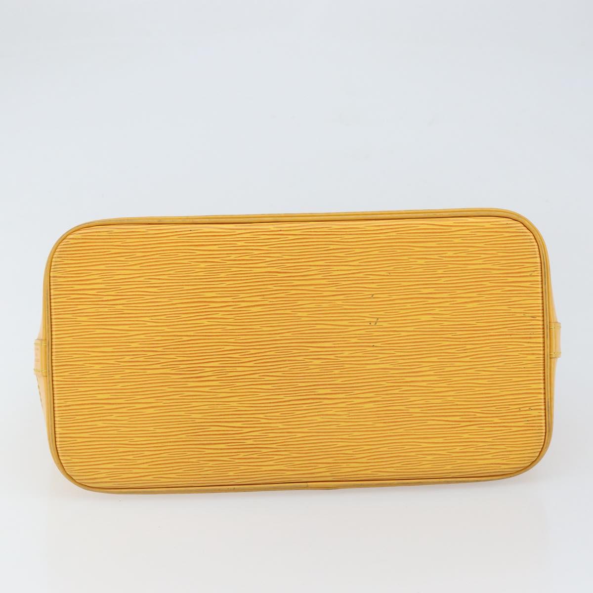 LOUIS VUITTON Epi Alma Hand Bag Yellow M52149 LV Auth yk19908