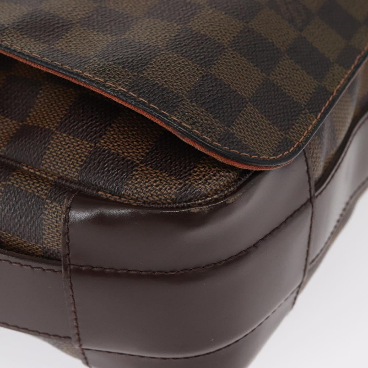 LOUIS VUITTON Damier Ebene Bastille Shoulder Bag N45258 LV Auth yk19909