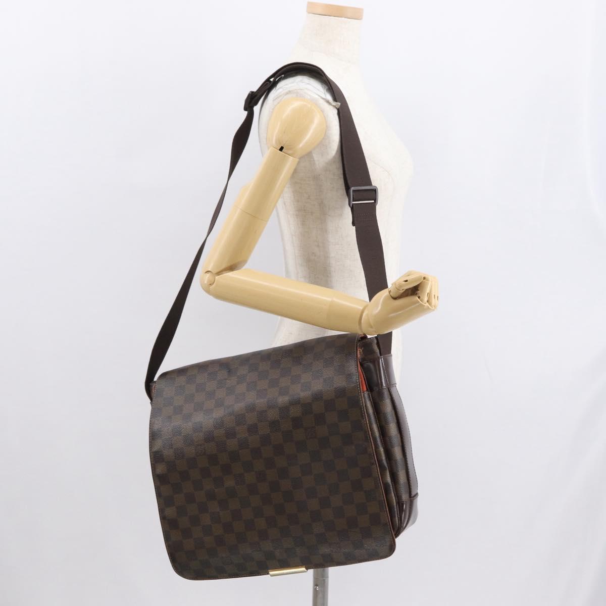 LOUIS VUITTON Damier Ebene Bastille Shoulder Bag N45258 LV Auth yk19909