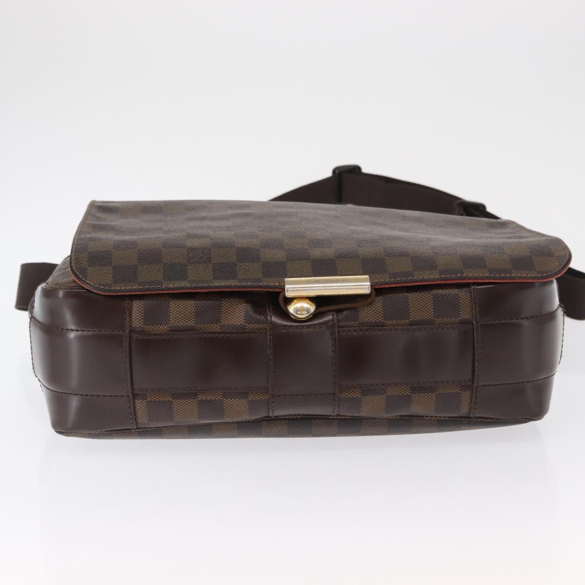 LOUIS VUITTON Damier Ebene Bastille Shoulder Bag N45258 LV Auth yk19909