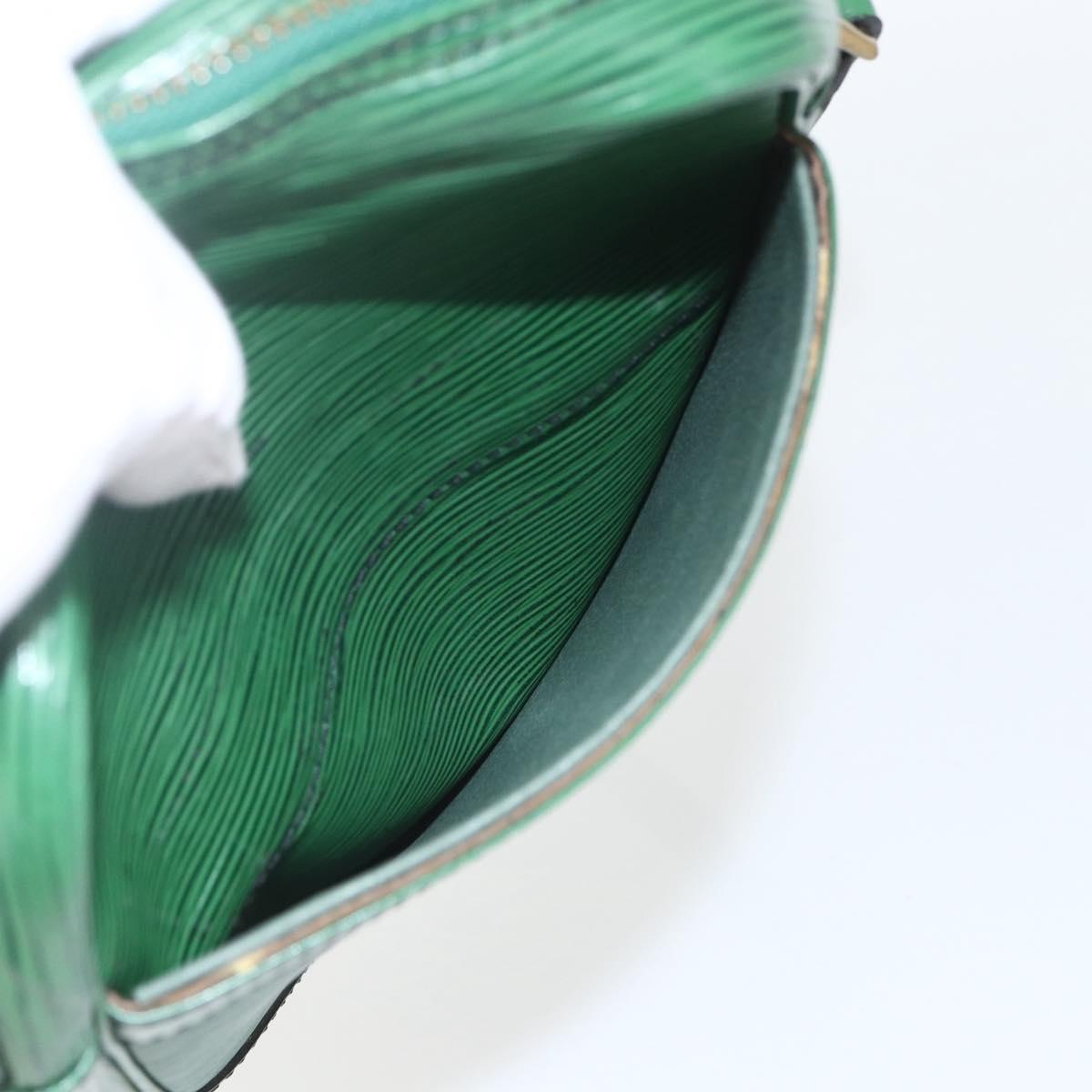 LOUIS VUITTON Epi Danube Shoulder Bag Green M45634 LV Auth yk19922