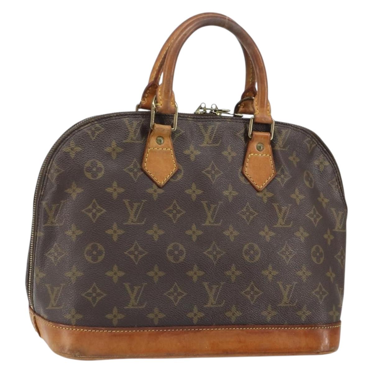LOUIS VUITTON Monogram Alma Hand Bag M51130 LV Auth yk19927