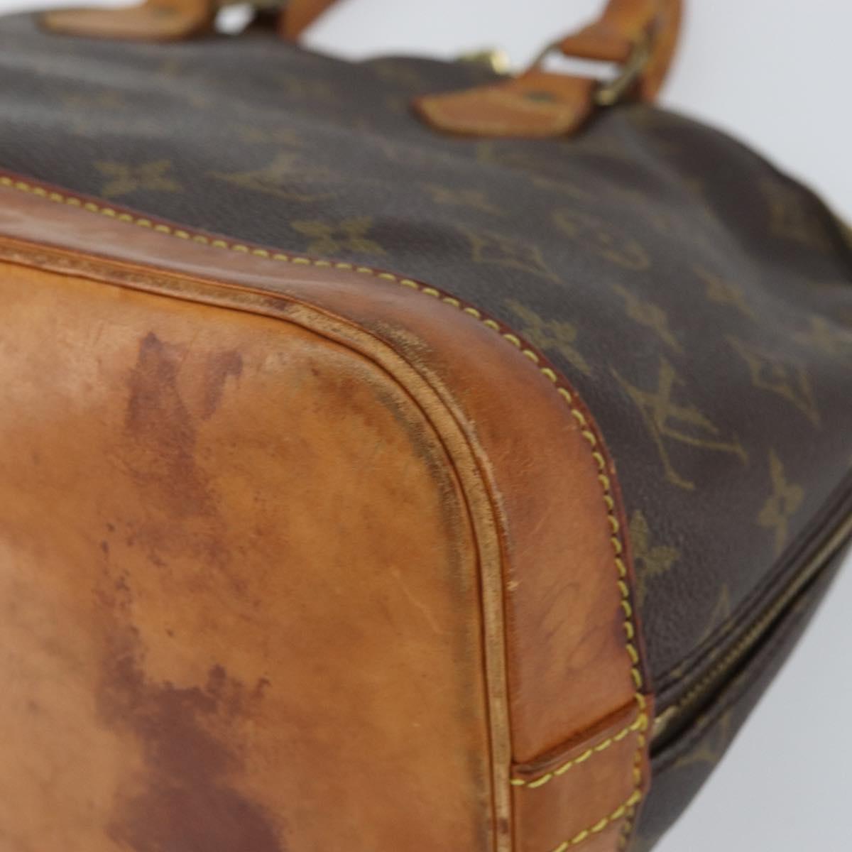 LOUIS VUITTON Monogram Alma Hand Bag M51130 LV Auth yk19927
