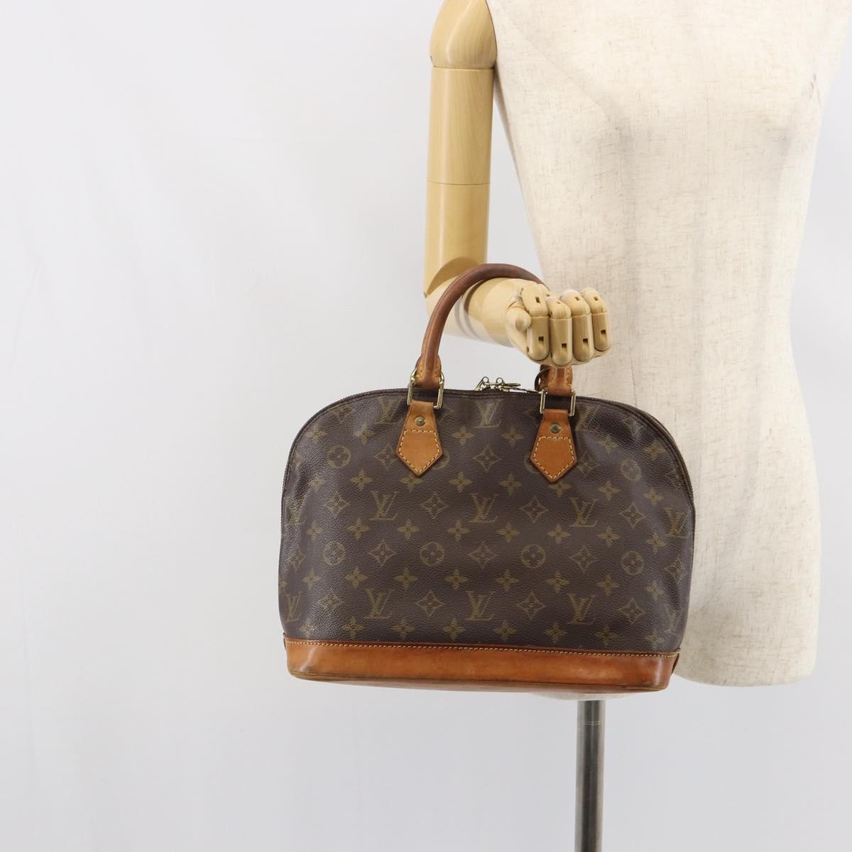 LOUIS VUITTON Monogram Alma Hand Bag M51130 LV Auth yk19927