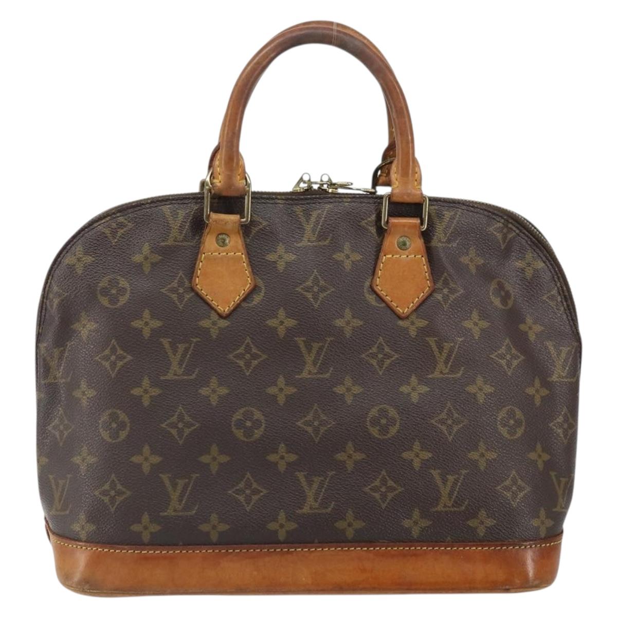 LOUIS VUITTON Monogram Alma Hand Bag M51130 LV Auth yk19927