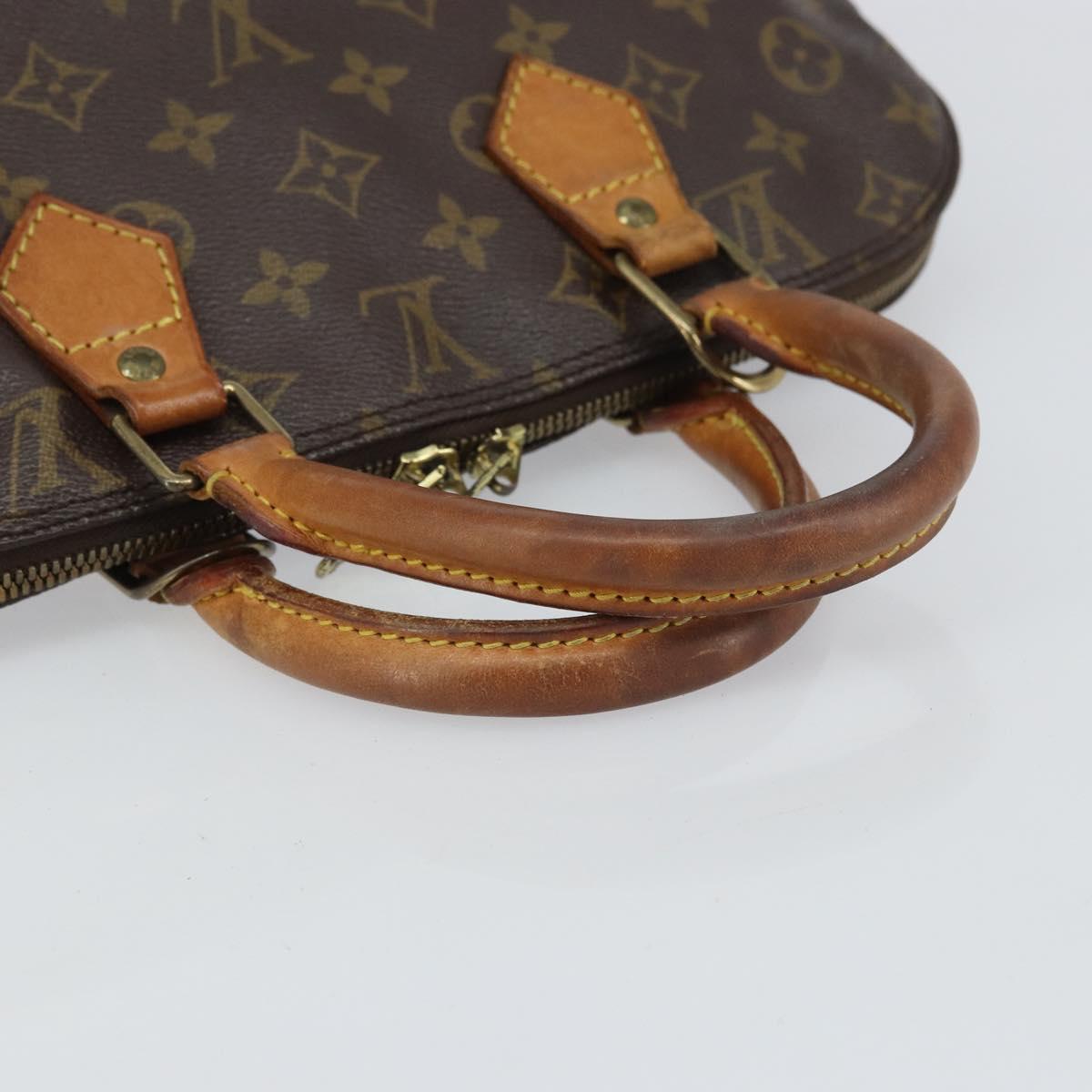 LOUIS VUITTON Monogram Alma Hand Bag M51130 LV Auth yk19927