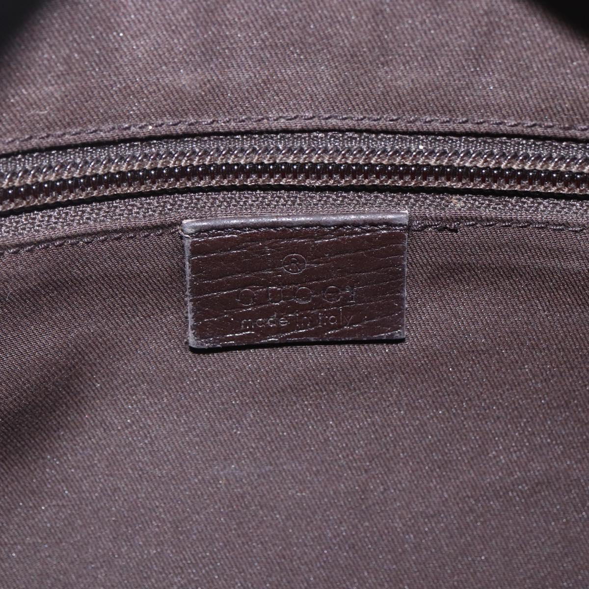 GUCCI GG Supreme Shoulder Bag PVC Leather Beige Silver 114531 Auth yk19932