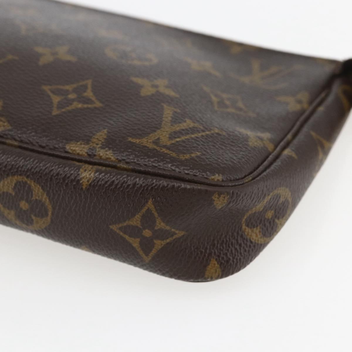 LOUIS VUITTON Monogram Pochette Accessoires Pouch M51980 LV Auth yk19935