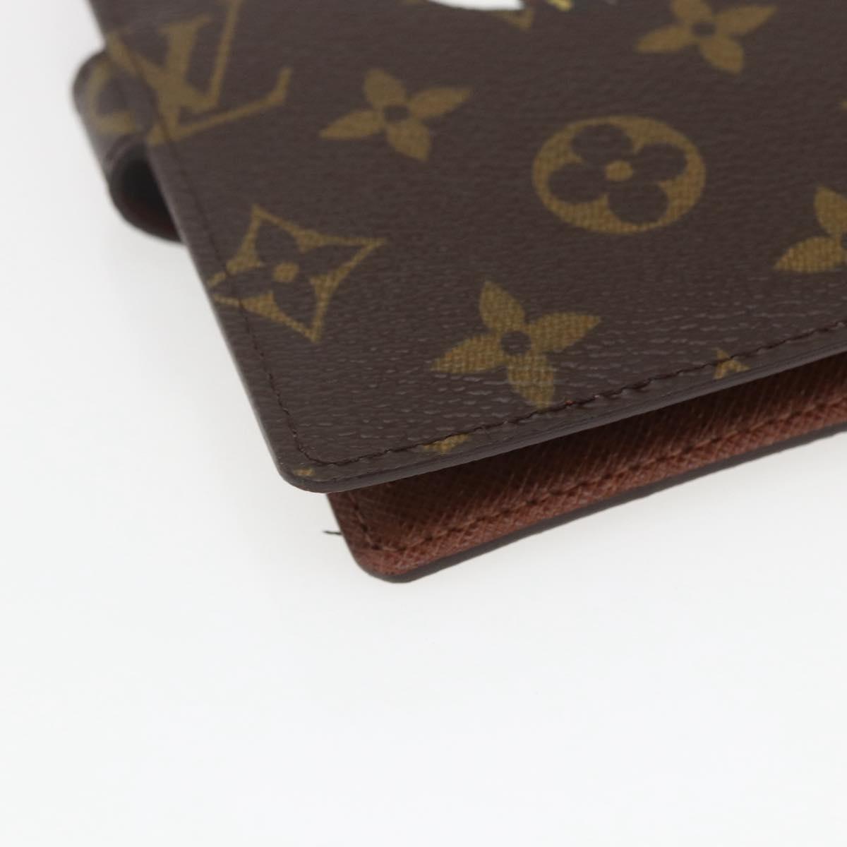 LOUIS VUITTON Monogram Panda Agenda PM Day Planner Cover R20011 LV Auth yk19949V