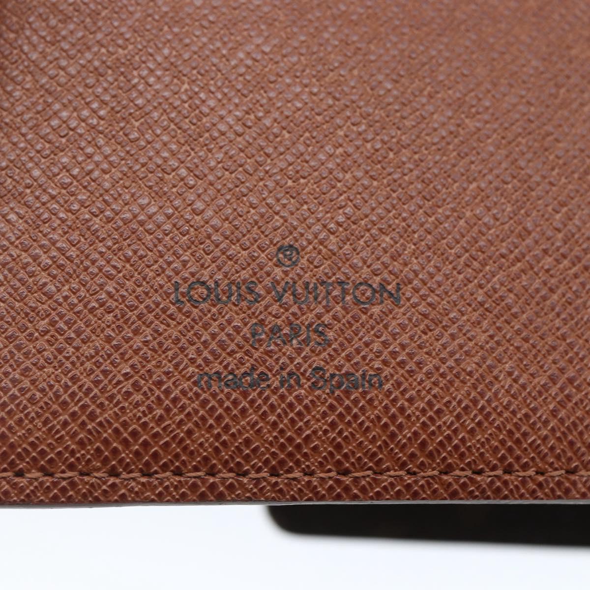 LOUIS VUITTON Monogram Panda Agenda PM Day Planner Cover R20011 LV Auth yk19949V