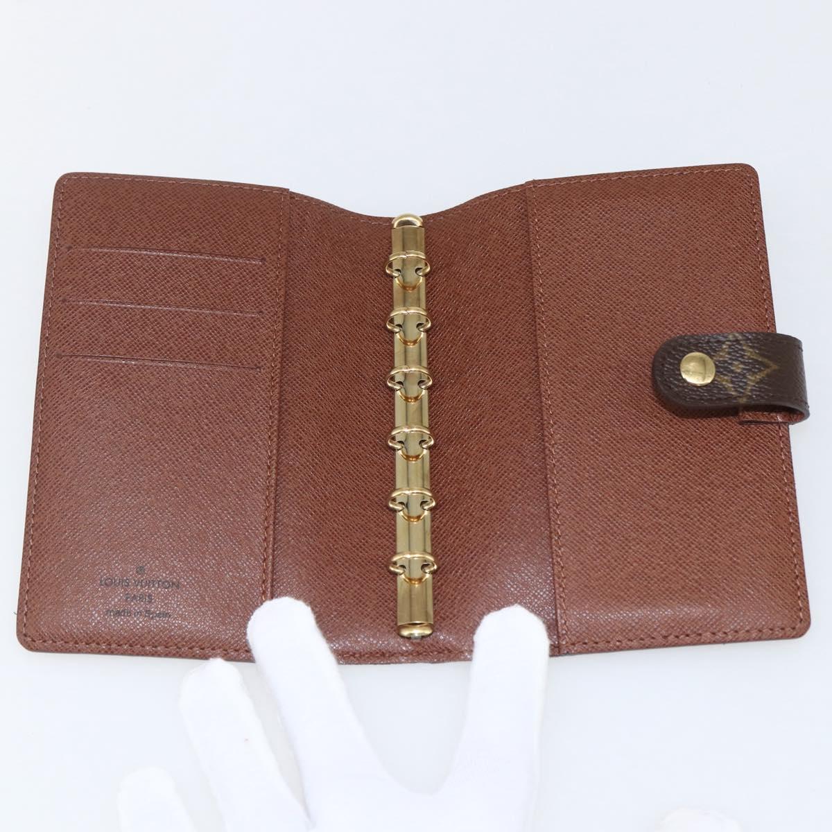 LOUIS VUITTON Monogram Panda Agenda PM Day Planner Cover R20011 LV Auth yk19949V