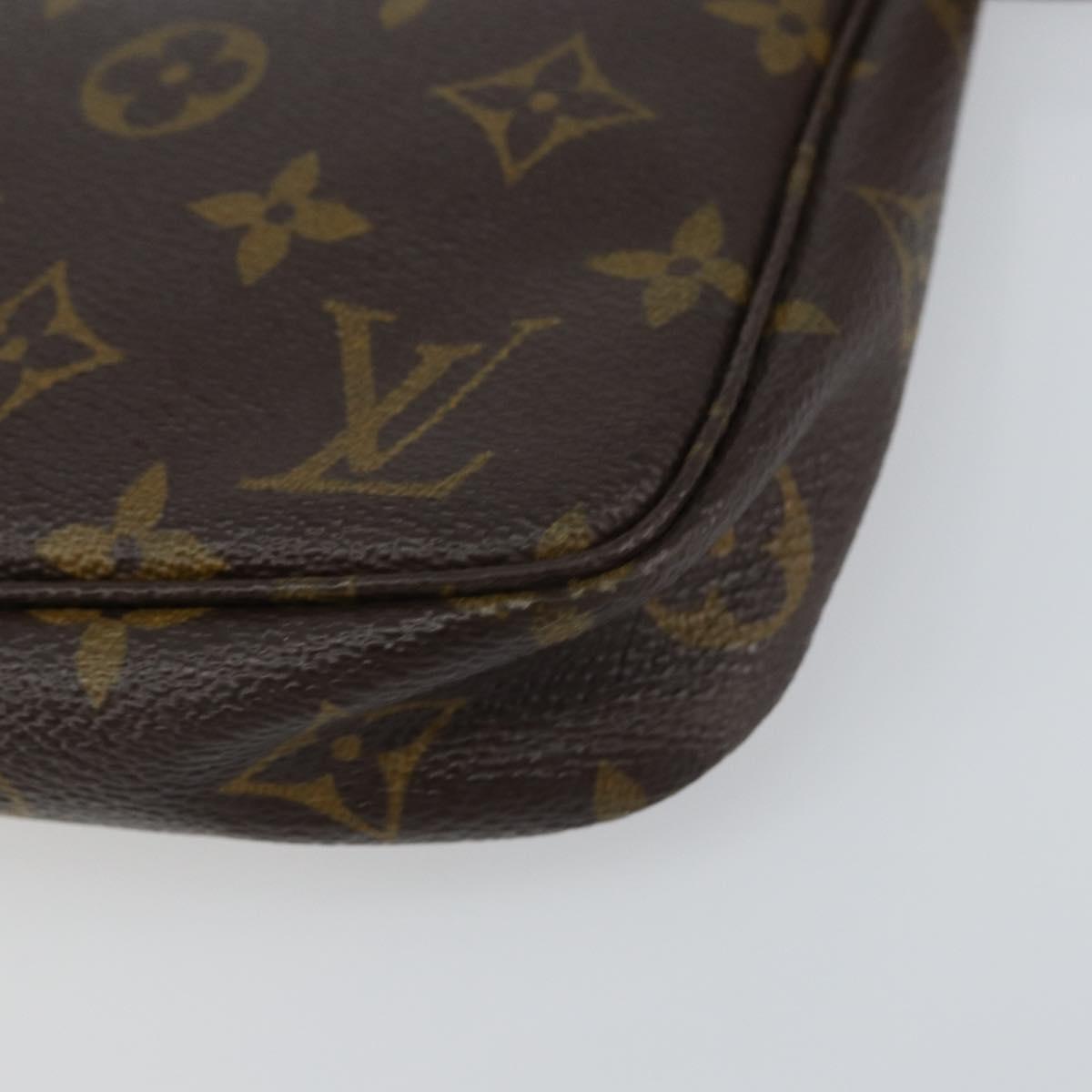 LOUIS VUITTON Monogram Pochette Accessoires Pouch M51980 LV Auth yk19997