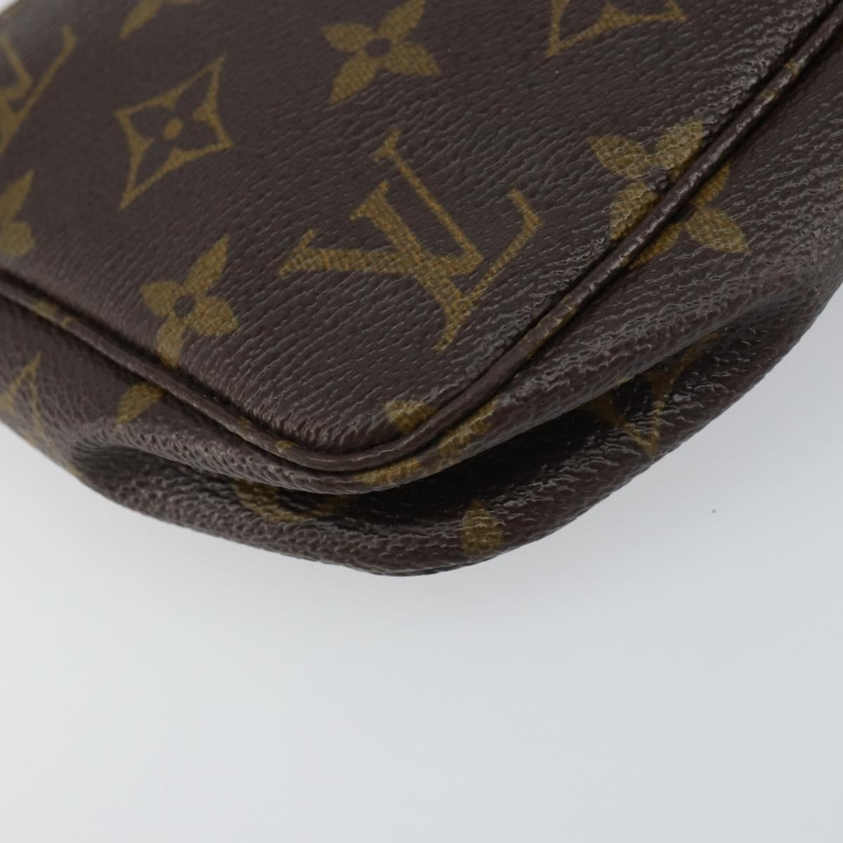 LOUIS VUITTON Monogram Pochette Accessoires Pouch M51980 LV Auth yk19997
