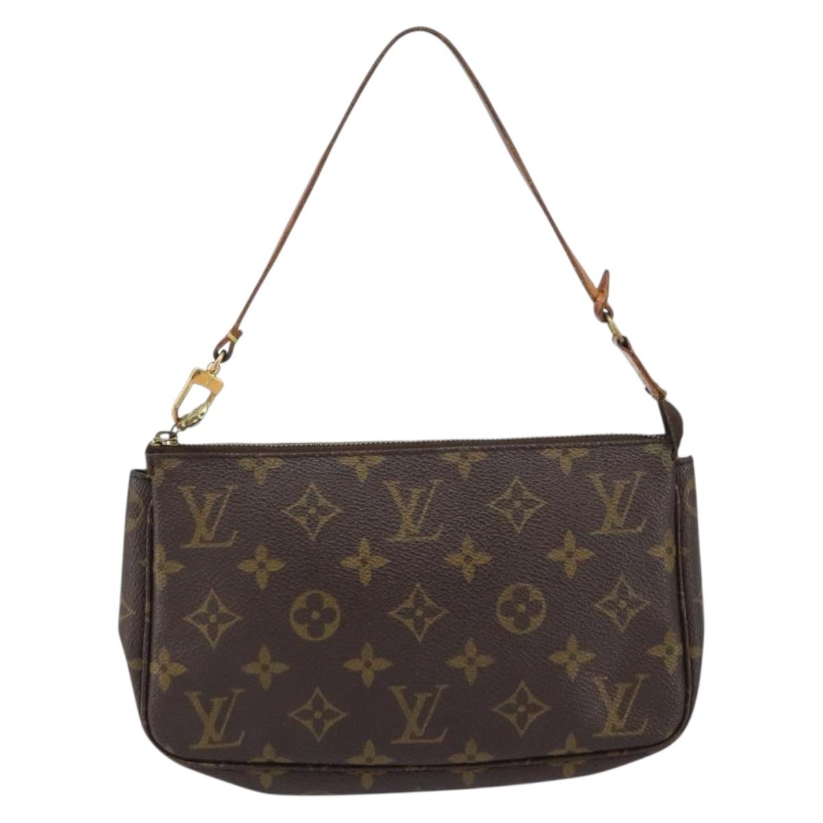LOUIS VUITTON Monogram Pochette Accessoires Pouch M51980 LV Auth yk19997