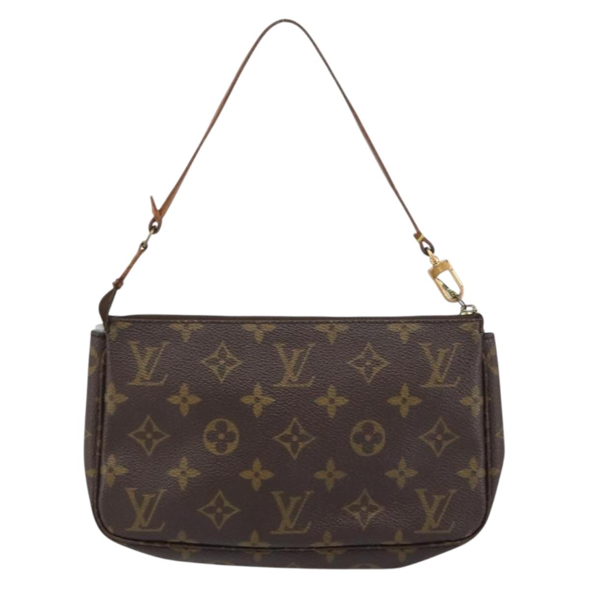 LOUIS VUITTON Monogram Pochette Accessoires Pouch M51980 LV Auth yk19997