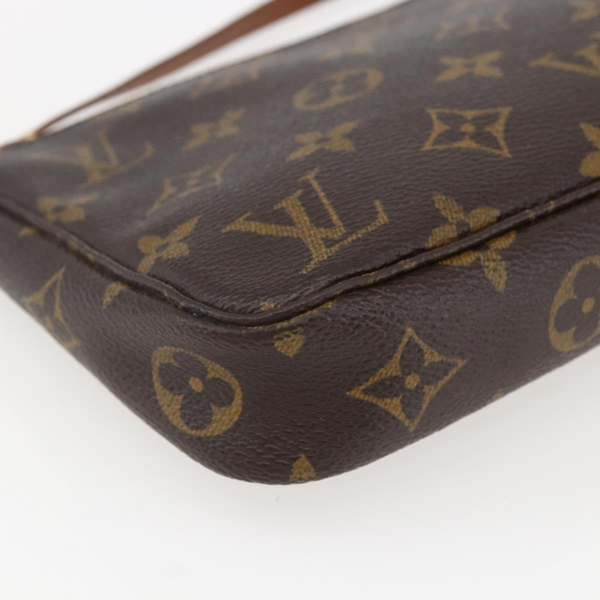 LOUIS VUITTON Monogram Pochette Accessoires Pouch M51980 LV Auth yk19998