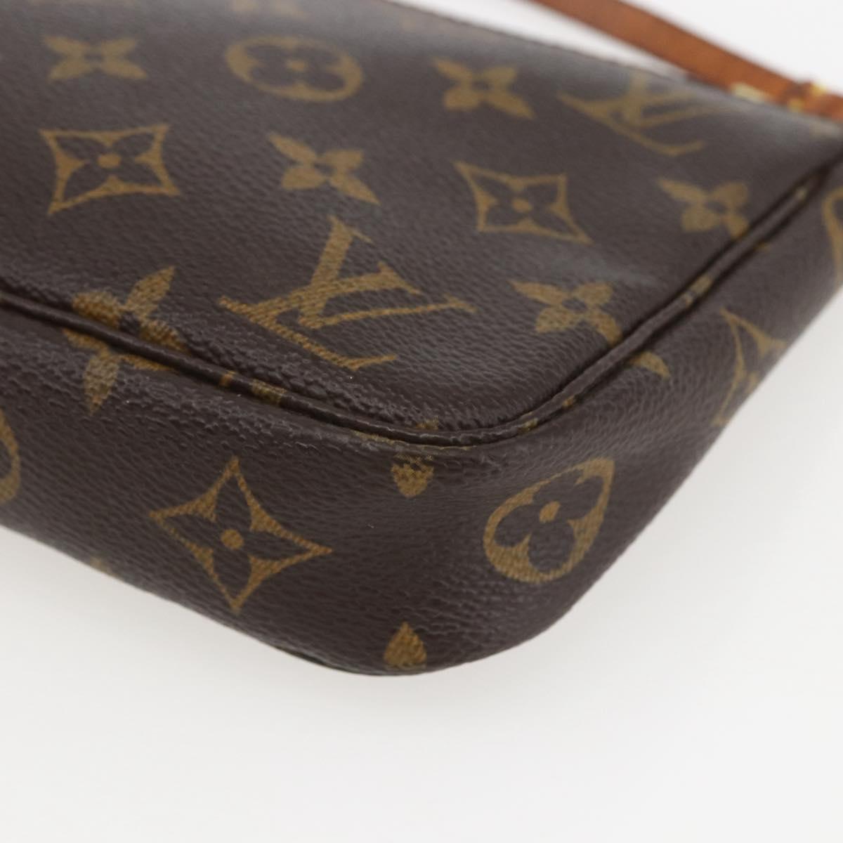 LOUIS VUITTON Monogram Pochette Accessoires Pouch M51980 LV Auth yk19998