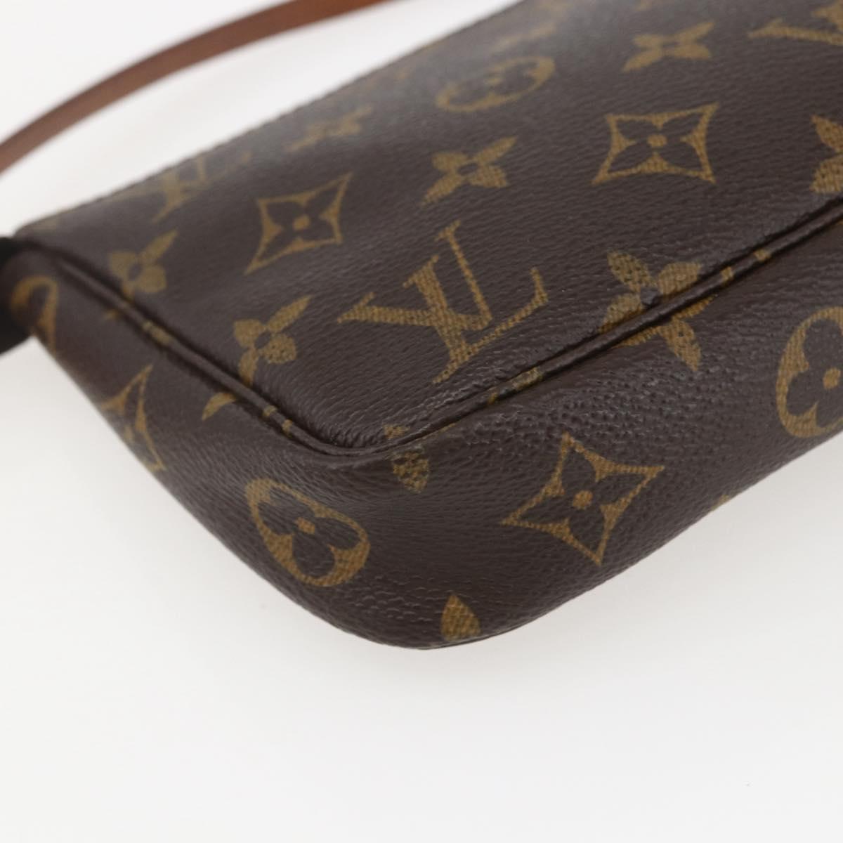 LOUIS VUITTON Monogram Pochette Accessoires Pouch M51980 LV Auth yk19998