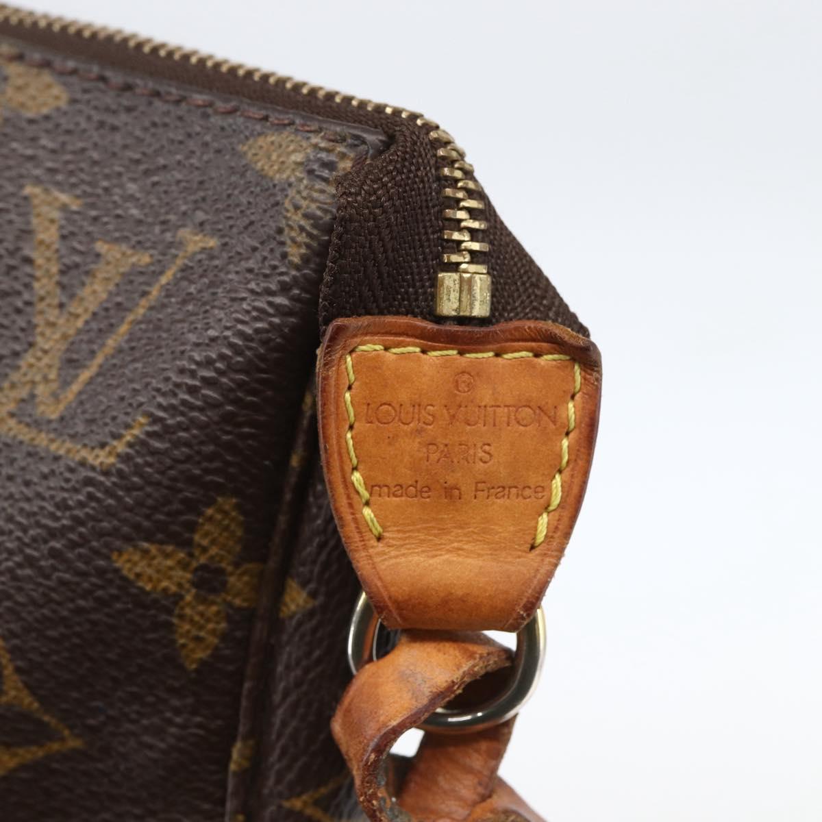 LOUIS VUITTON Monogram Pochette Accessoires Pouch M51980 LV Auth yk19998