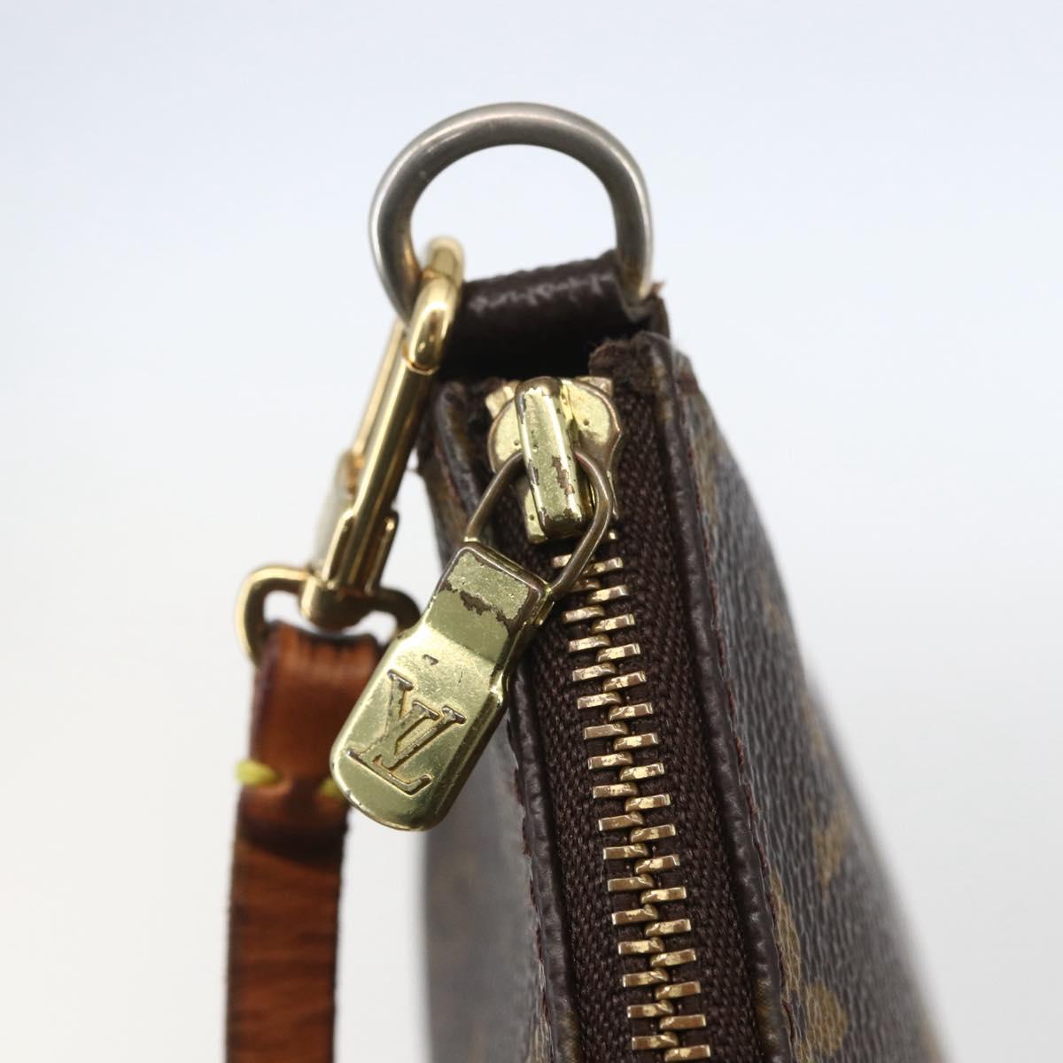 LOUIS VUITTON Monogram Pochette Accessoires Pouch M51980 LV Auth yk19998