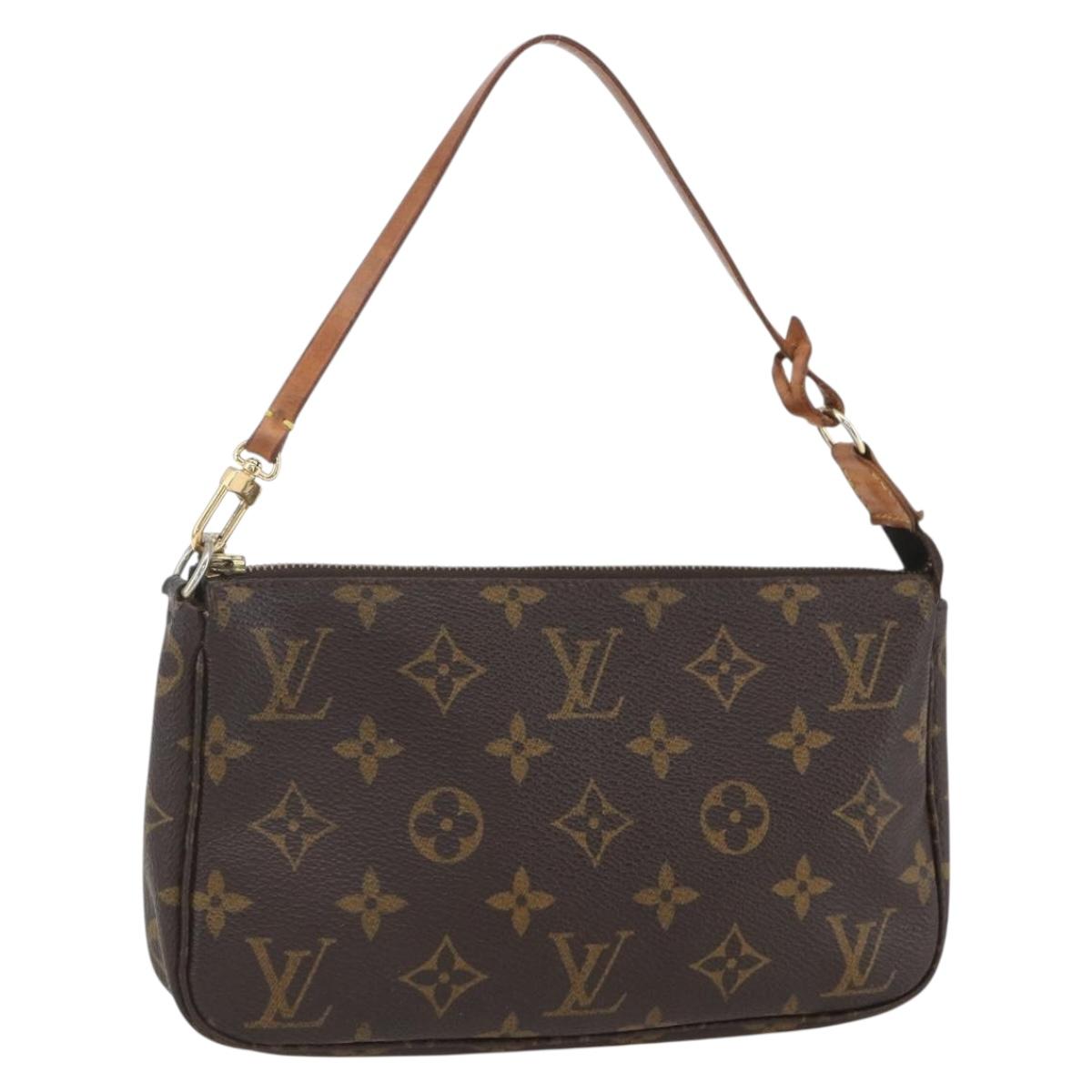 LOUIS VUITTON Monogram Pochette Accessoires Pouch M51980 LV Auth yk19998