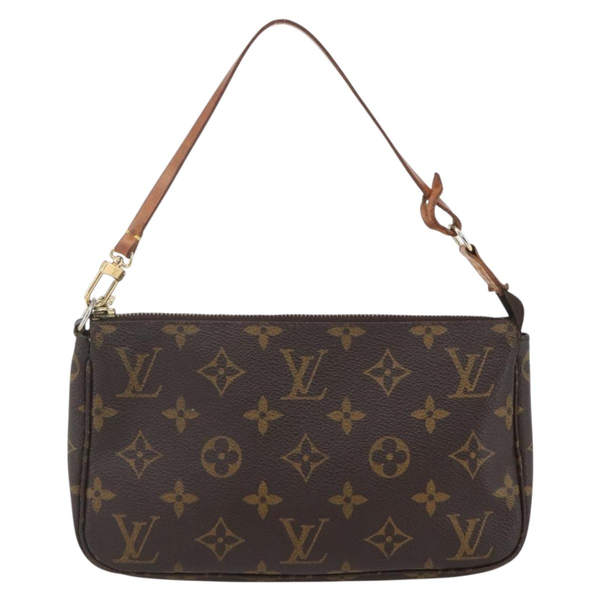 LOUIS VUITTON Monogram Pochette Accessoires Pouch M51980 LV Auth yk19998