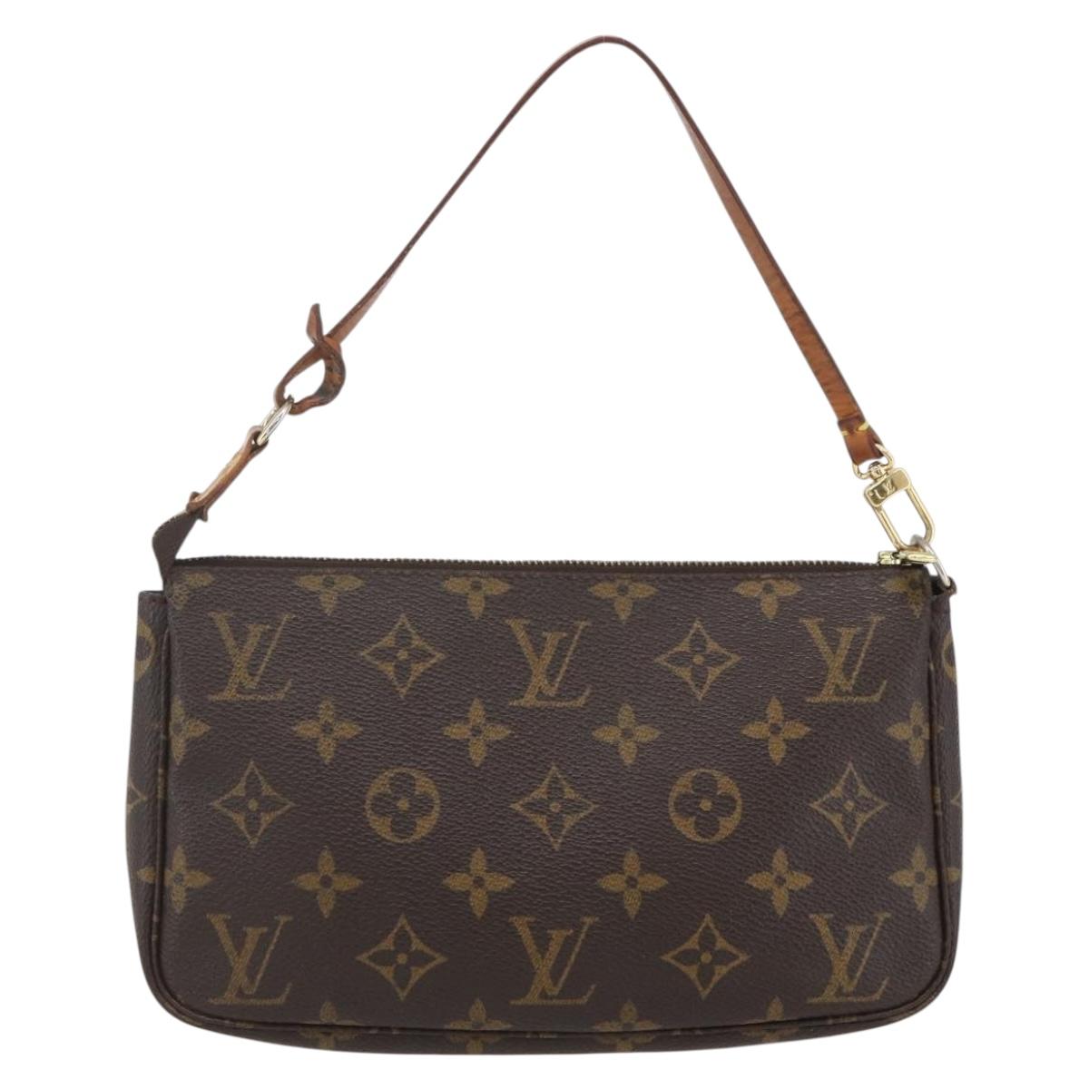 LOUIS VUITTON Monogram Pochette Accessoires Pouch M51980 LV Auth yk19998