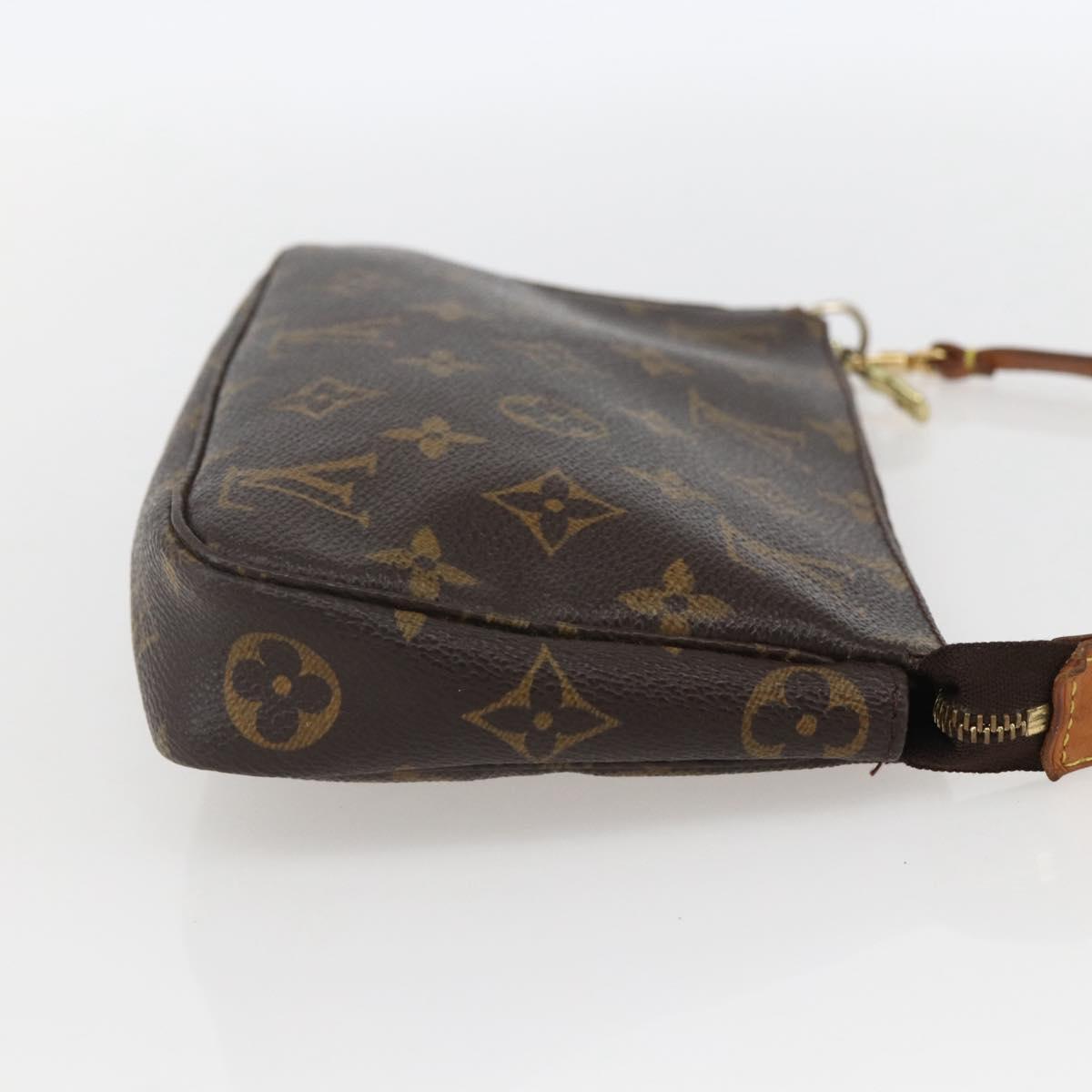 LOUIS VUITTON Monogram Pochette Accessoires Pouch M51980 LV Auth yk19998