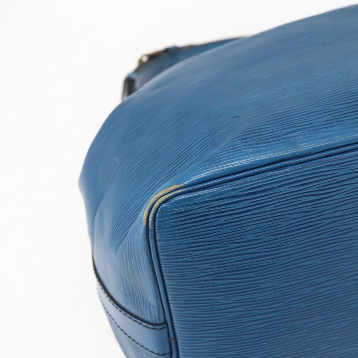 LOUIS VUITTON Epi Petit Noe Shoulder Bag Blue M44105 LV Auth yk20000