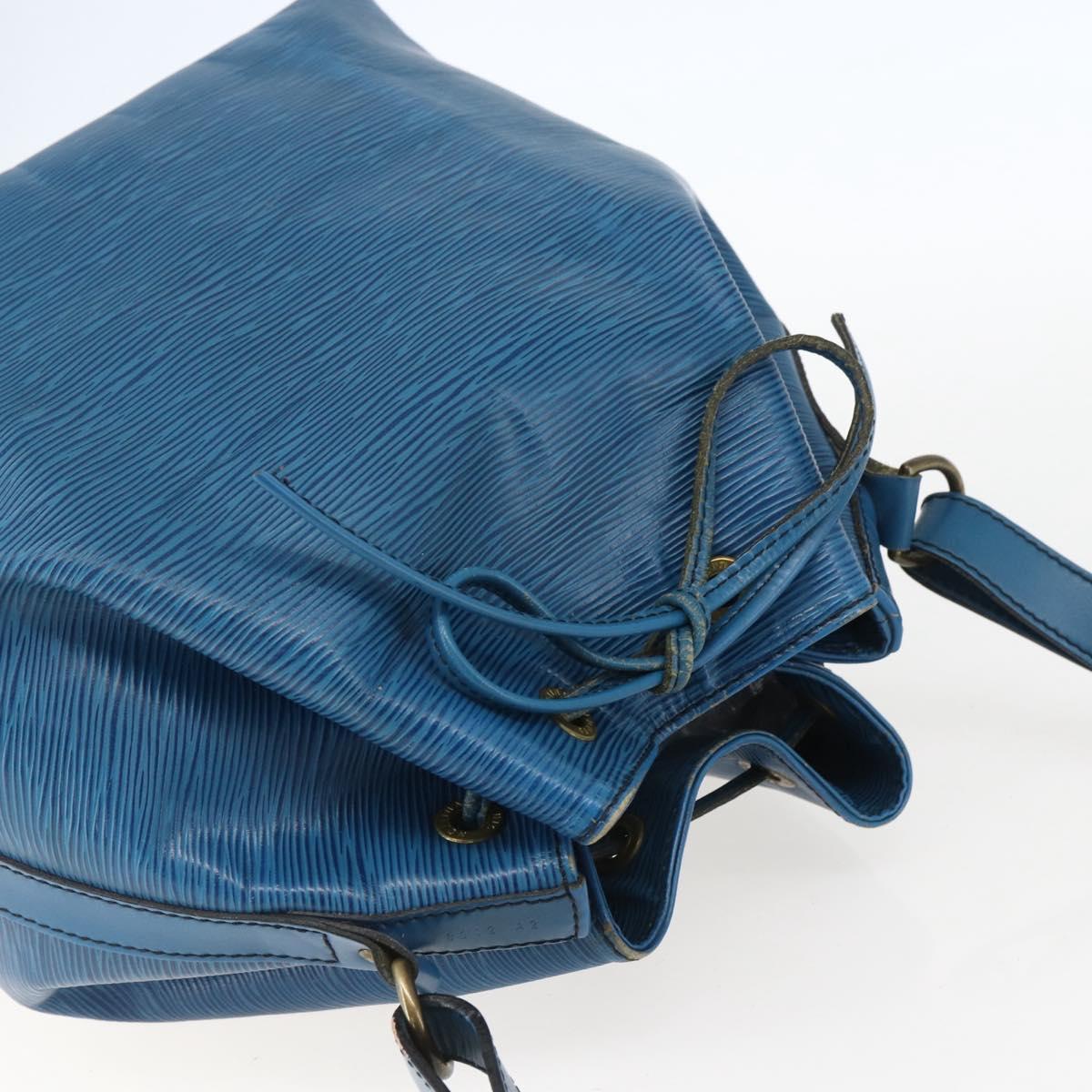 LOUIS VUITTON Epi Petit Noe Shoulder Bag Blue M44105 LV Auth yk20000