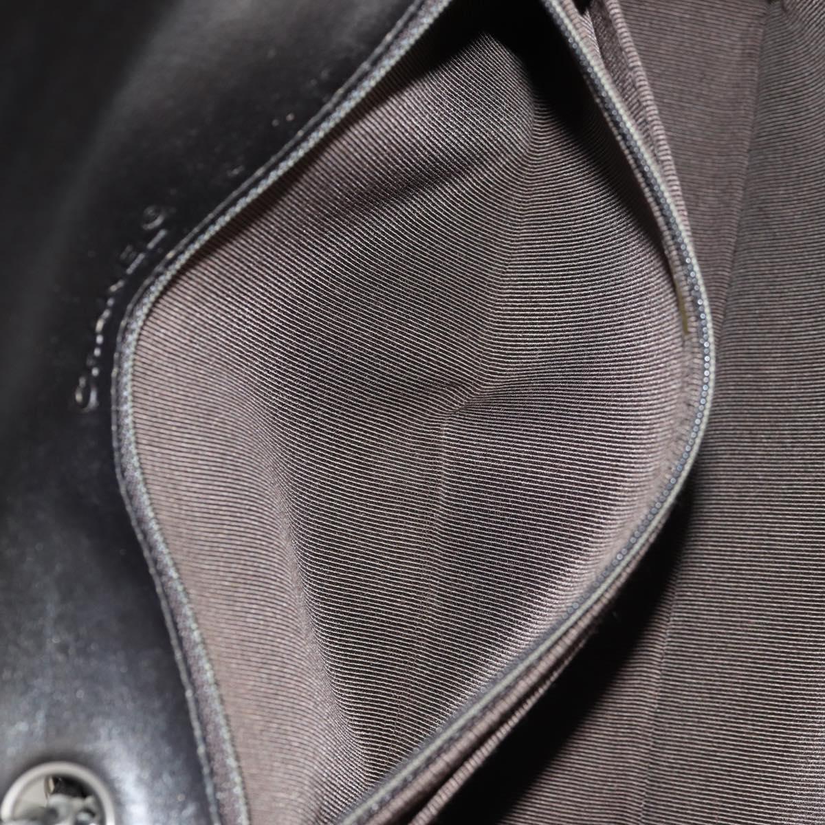 CHANEL Choco Bar Chain Shoulder Bag Denim Blue CC Auth yk20012V