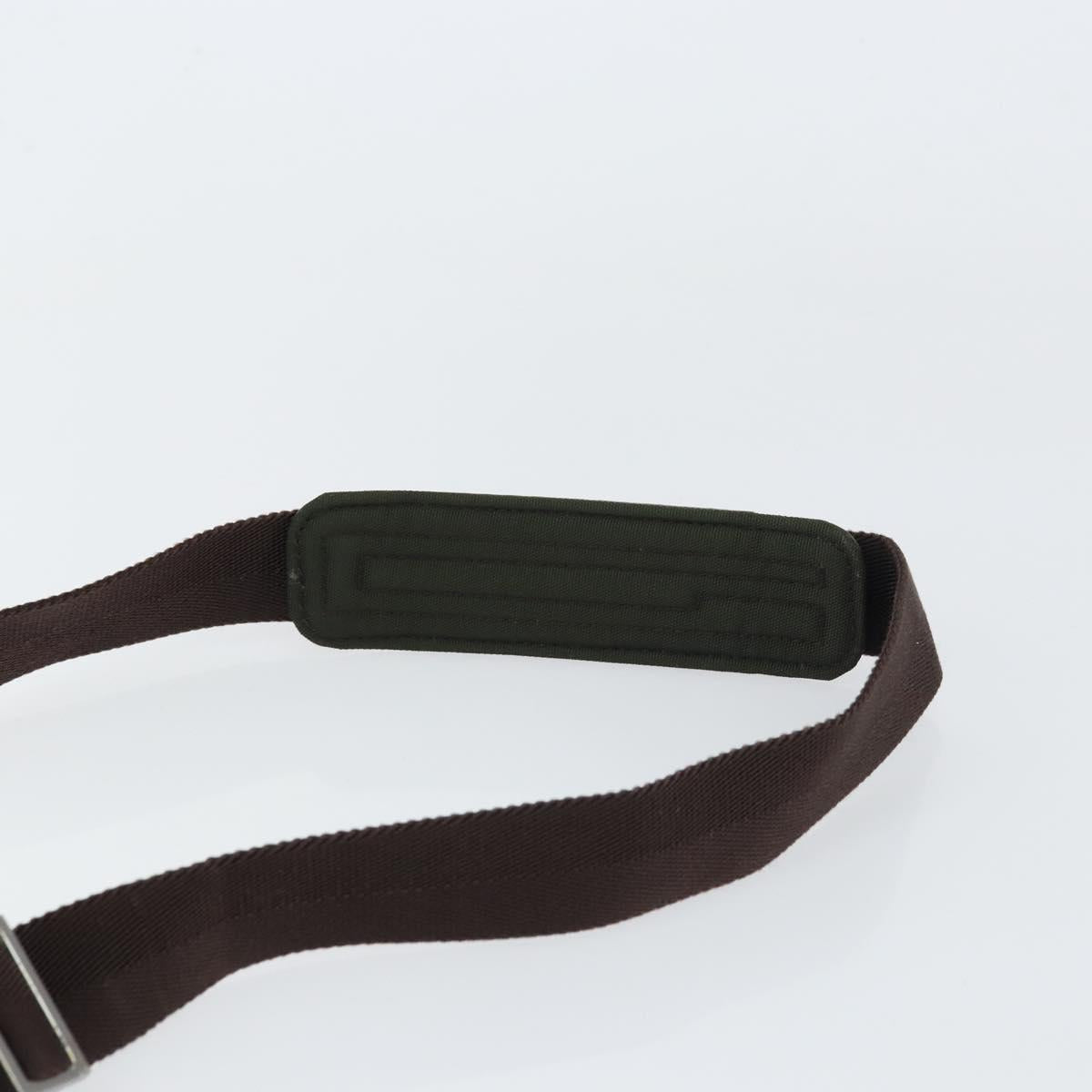 GUCCI GG Canvas Shoulder Bag Beige Silver 122793 Auth yk20016