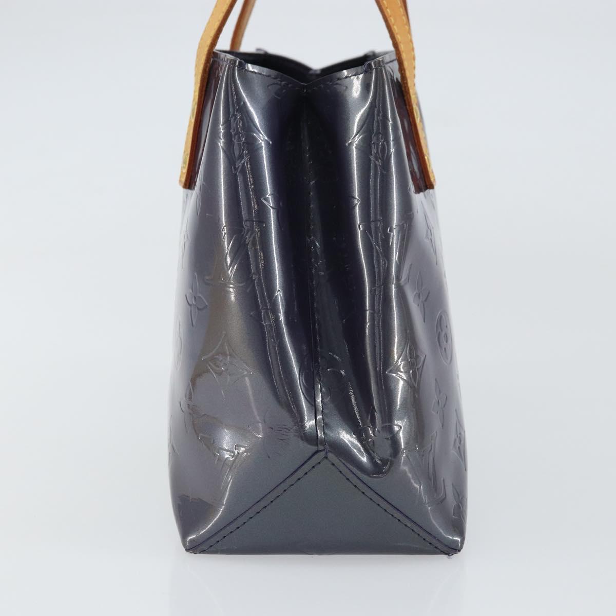 LOUIS VUITTON Monogram Vernis Reade PM Hand Bag Indigo M91335 LV Auth yk20031A