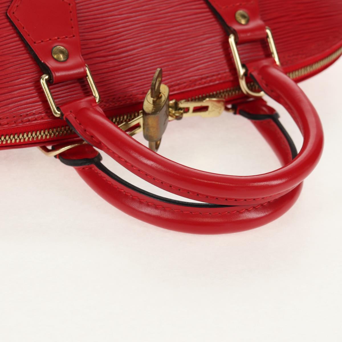 LOUIS VUITTON Epi Alma Hand Bag Castilian Red M52147 LV Auth yk20034A