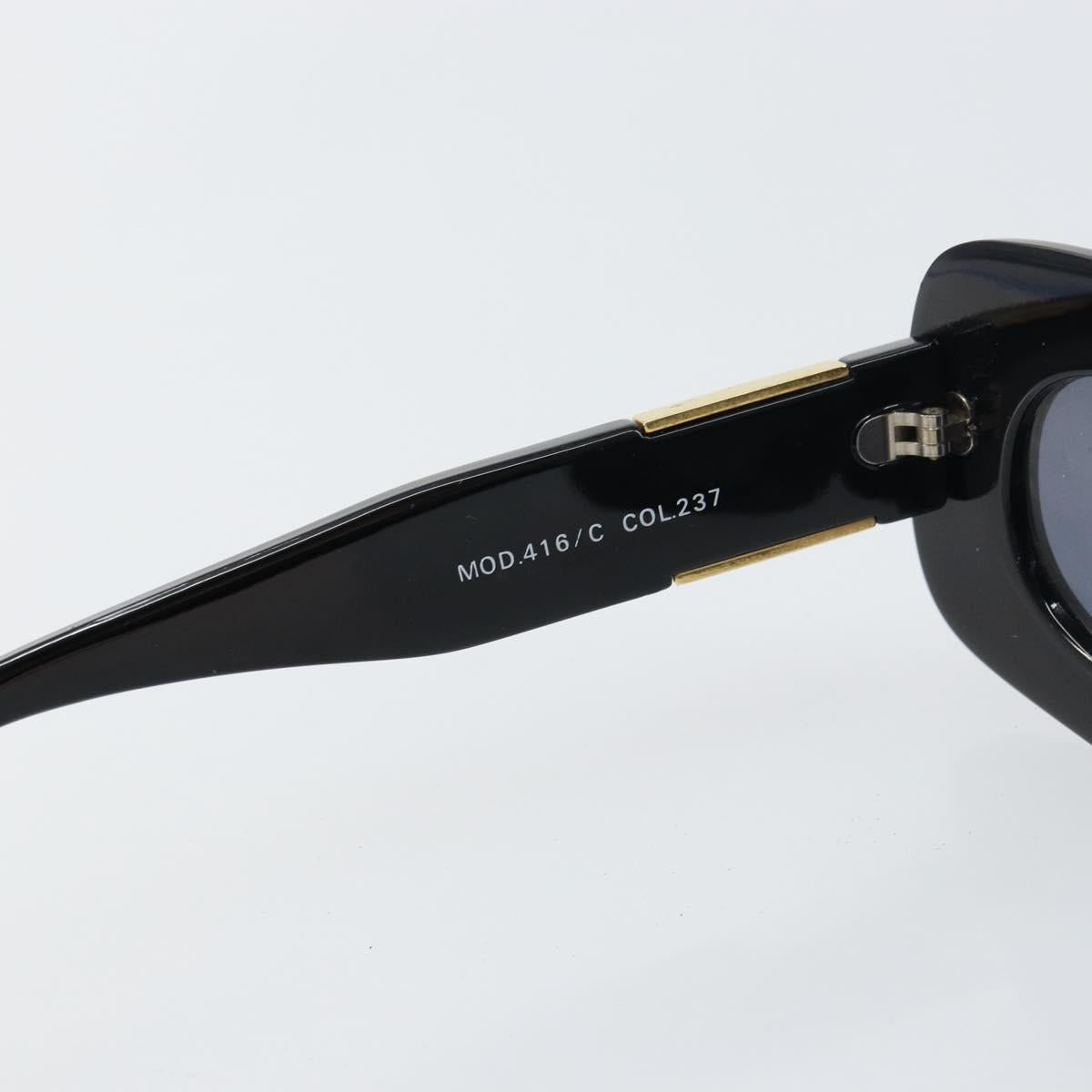 VERSACE Sunglasses plastic Black Auth yk20049