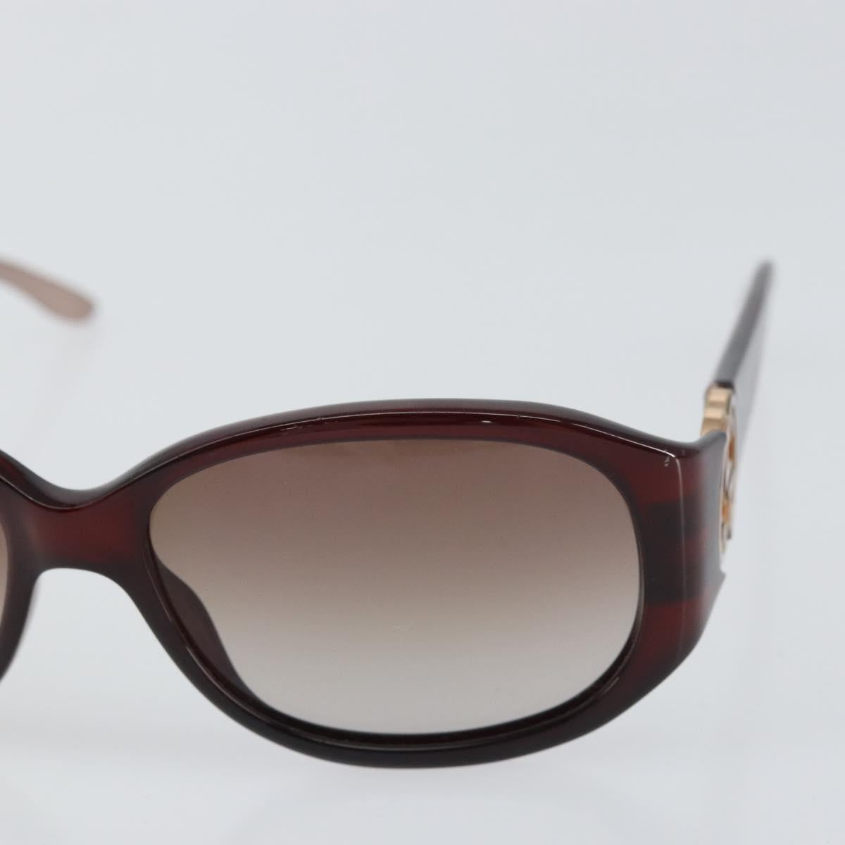 GUCCI Interlocking Sunglasses Plastic Red Auth yk20051