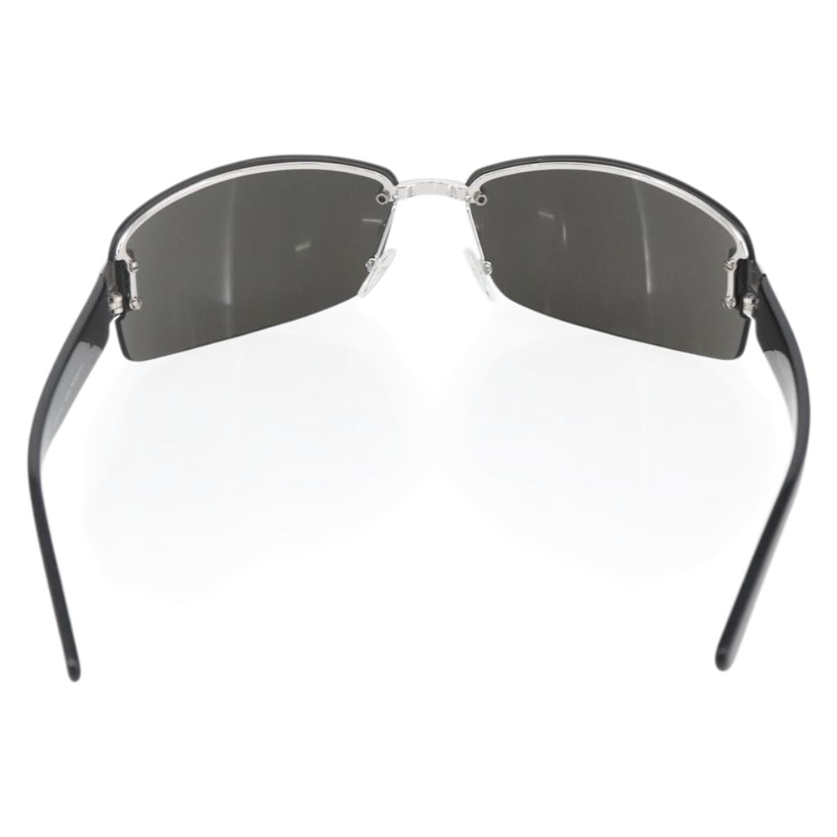 GUCCI Sunglasses metal Black Auth yk20056