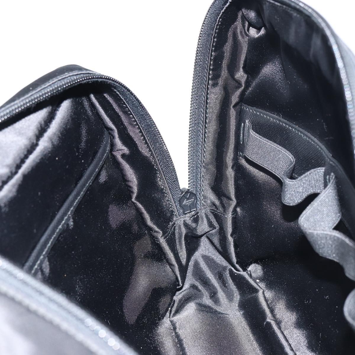 PRADA Shoulder Bag Nylon Black Silver Auth yk20057V